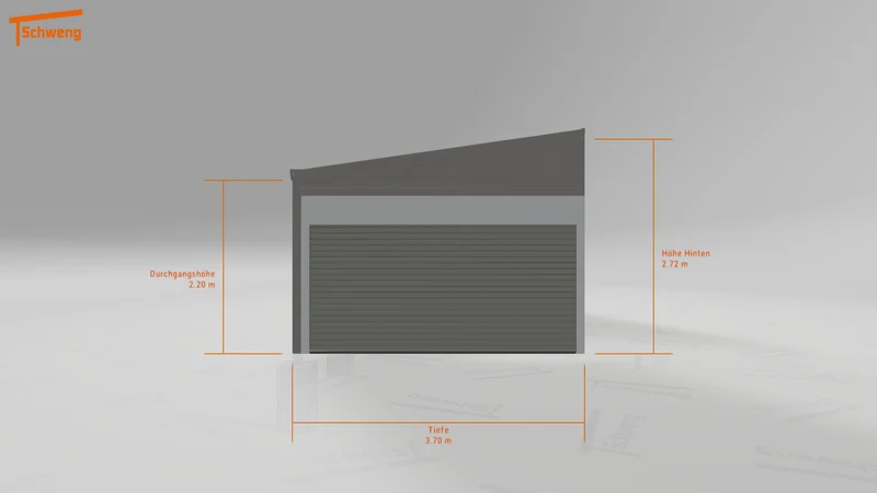 #DE Schweng Pultdachcarport S400 (ID rjz4vg)