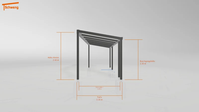 #DE Schweng Terrassenüberdachung S400 (ID 77mxbq)