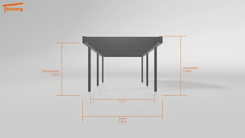 #AT Schweng Flachdachcarport C600+ (ID mj7kmv) #MTG