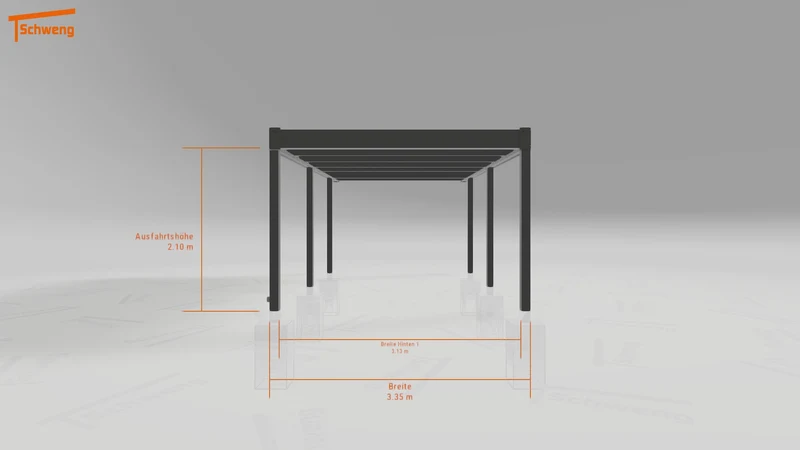#AT Schweng Flachdachcarport C600+ (ID mj7kmv) #MTG