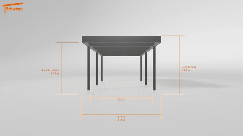 #AT Schweng Flachdachcarport C600 (ID 2qx4d7) #MTG
