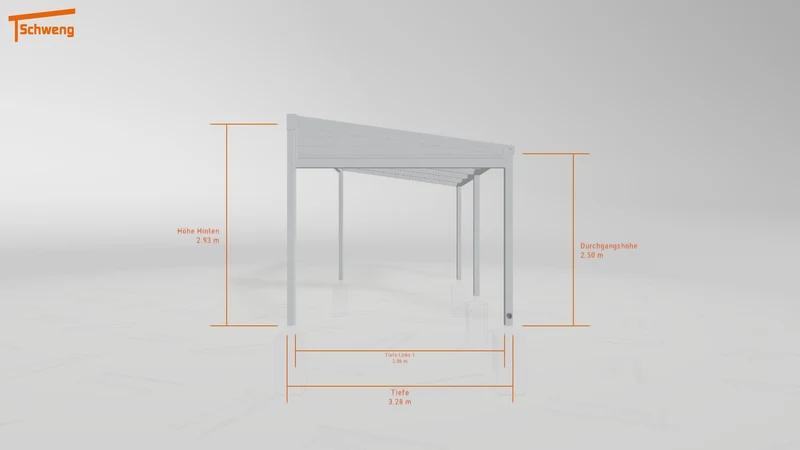 #DE Schweng Terrassenüberdachung S350 (ID 42jq97)