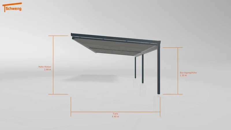 #DE Schweng Terrassenüberdachung S400 (ID w3njx3)