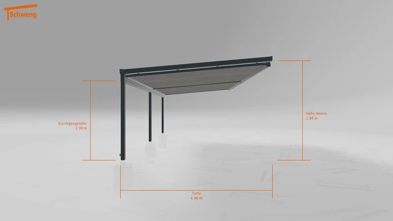 #DE Schweng Terrassenüberdachung S400 (ID w3njx3)