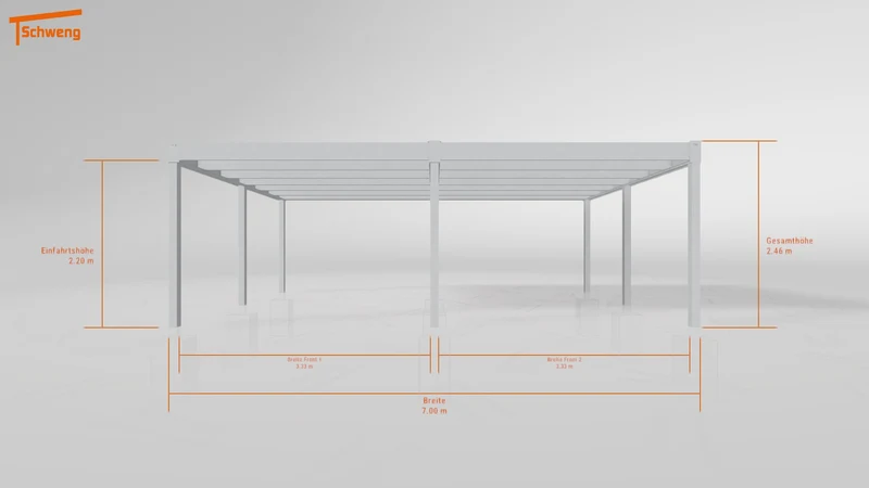 #DE Schweng Flachdachcarport C600+ (ID w3ndb7) #MTG