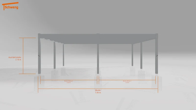 #DE Schweng Flachdachcarport C600+ (ID w3ndb7) #MTG