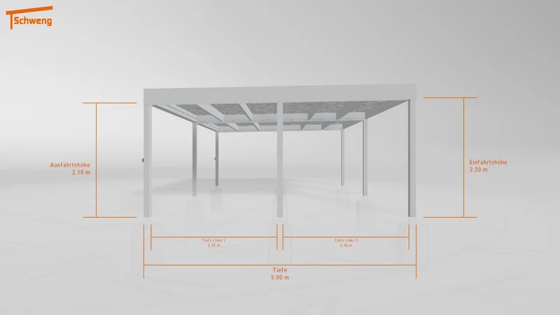 #DE Schweng Flachdachcarport C600+ (ID w3ndb7) #MTG