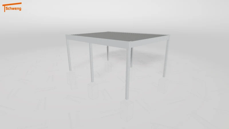 #DE Schweng Flachdachcarport C600+ (ID 77mdjx) #MTG