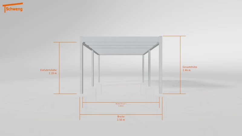 #DE Schweng Flachdachcarport C600+ (ID 77mdjx) #MTG