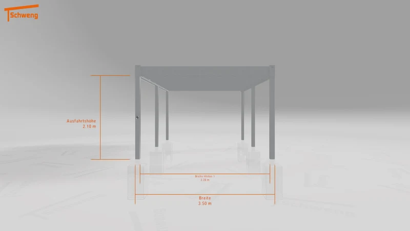 #DE Schweng Flachdachcarport C600+ (ID 77mdjx) #MTG