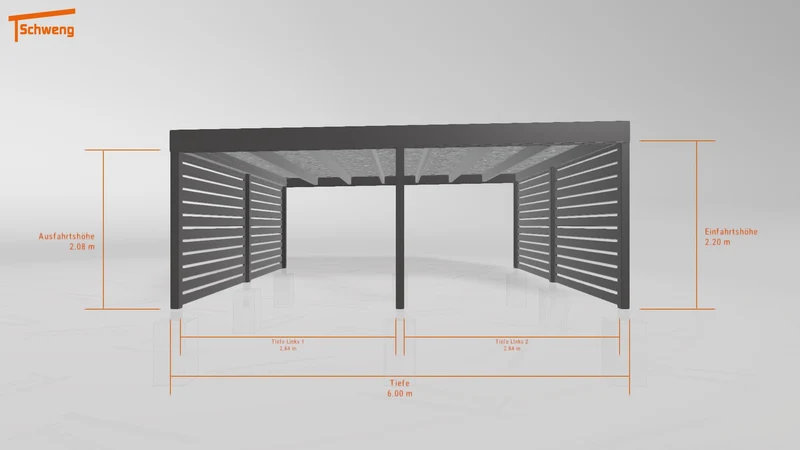 #AT Schweng Flachdachcarport C600+ (ID zbgdw7) #MTG