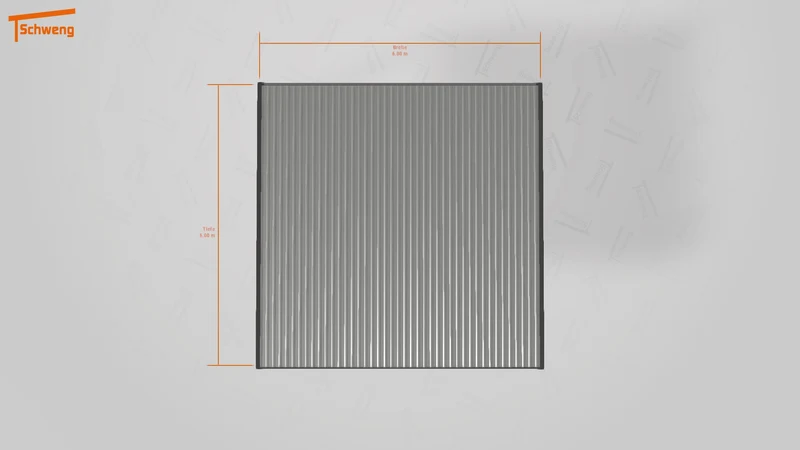 #DE Schweng Flachdachcarport C600+ (ID 77mdbj)