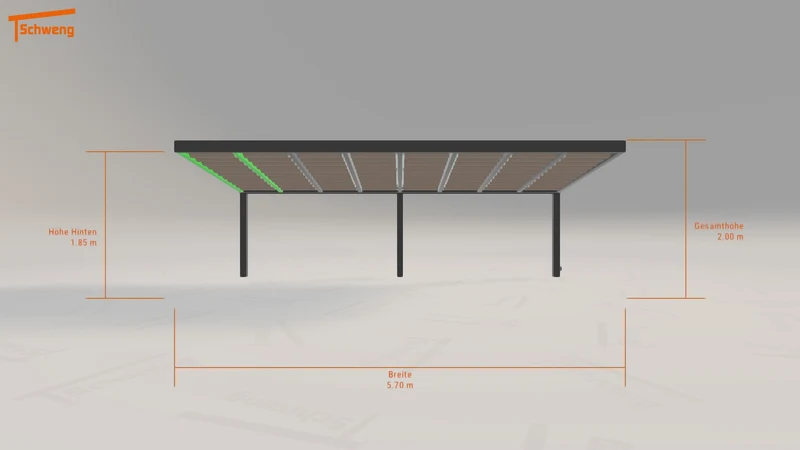 #AT Schweng Terrassenüberdachung S350 (ID 77mw97)
