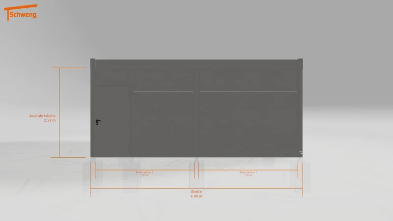 #DE Schweng Flachdachcarport C600 (ID 85b9dx) #MTG