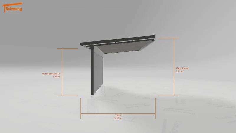#AT Schweng Terrassenüberdachung S350 (ID 85bzgn)
