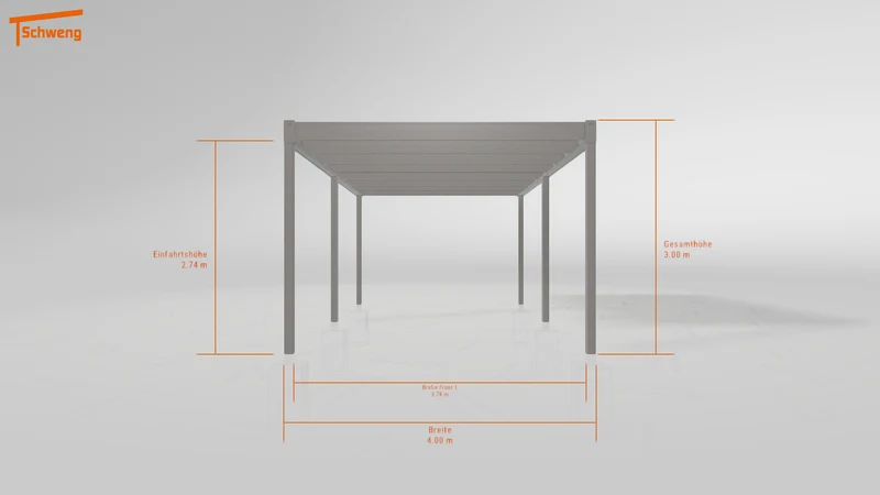 #DE Schweng Flachdachcarport C600 (ID 9wp4z7) #MTG