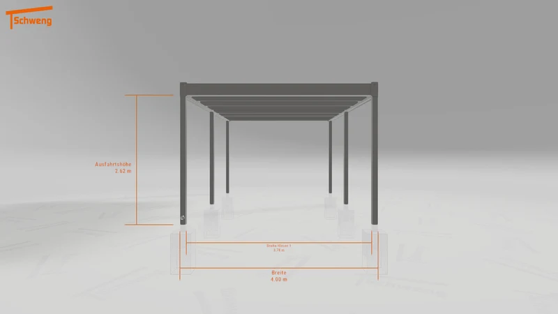 #DE Schweng Flachdachcarport C600 (ID 9wp4z7) #MTG