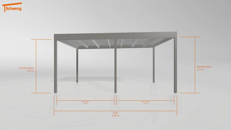 #DE Schweng Flachdachcarport C600 (ID 9wp4z7) #MTG