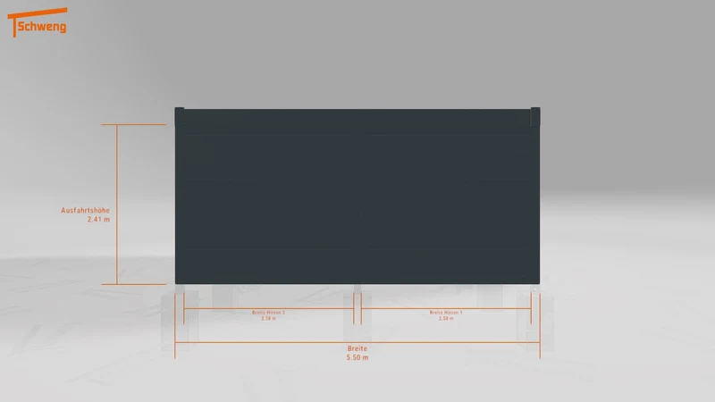 #DE Schweng Flachdachcarport C600+ (ID qdw7v4)