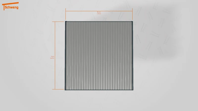 #DE Schweng Flachdachcarport C600+ (ID qdw7v4)