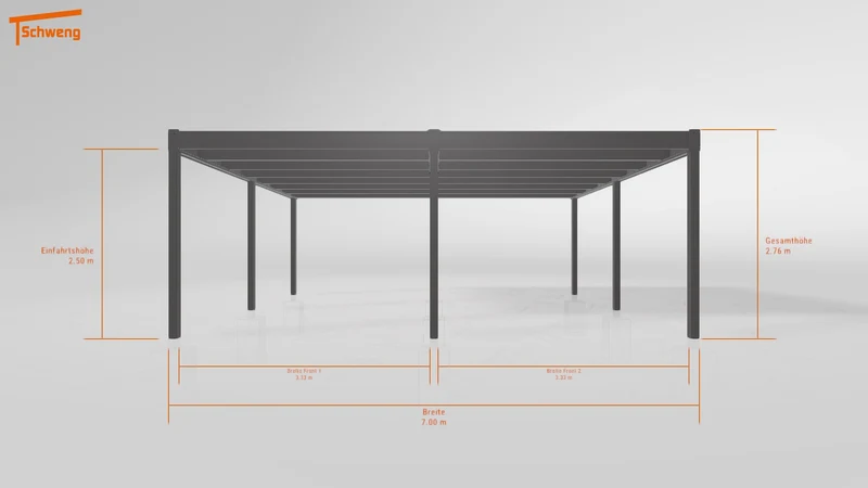 #AT Schweng Flachdachcarport C600+ (ID mj7w4r) #MTG