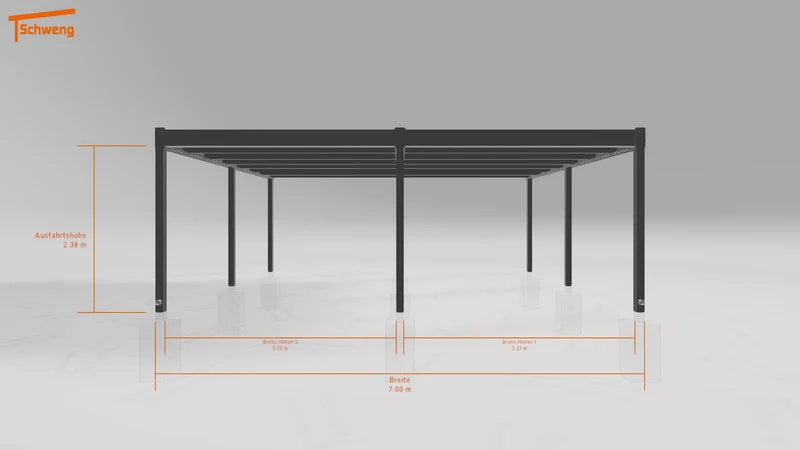 #AT Schweng Flachdachcarport C600+ (ID mj7w4r) #MTG