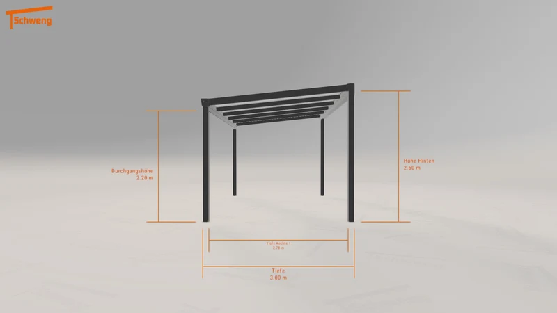 #DE Schweng Terrassenüberdachung S400 (ID 9wpj23)
