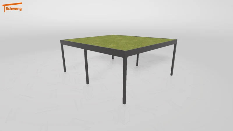 #DE Schweng Flachdachcarport C600+ (ID zbgrmg)