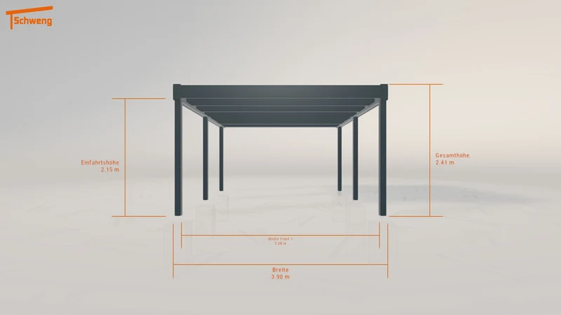 #CH Schweng Flachdachcarport C600 (ID x7nq53) #MTG