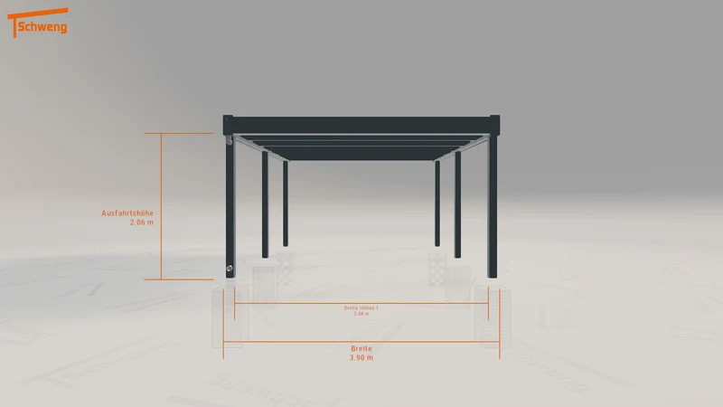 #CH Schweng Flachdachcarport C600 (ID x7nq53) #MTG