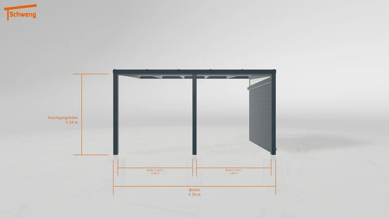 #DE Schweng Pultdachcarport S350 (ID 5mwr2q)