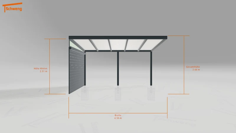 #DE Schweng Pultdachcarport S350 (ID 5mwr2q)