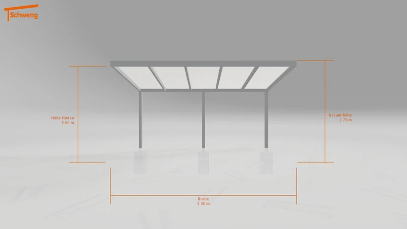 #DE Schweng Pultdachcarport S350 (ID ygnmqp)