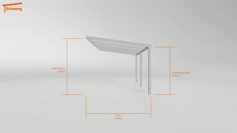 #DE Schweng Pultdachcarport S350 (ID ygnmqp)