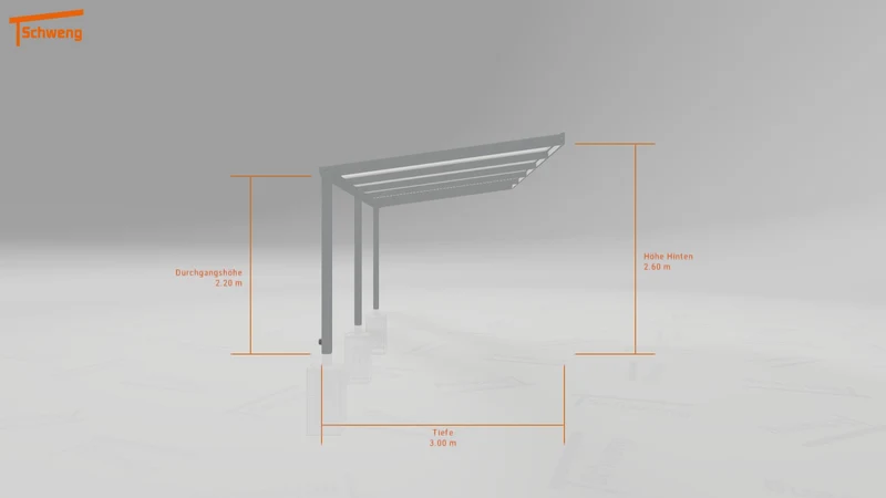#DE Schweng Pultdachcarport S350 (ID ygnmqp)