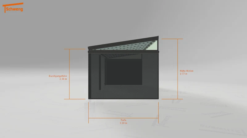 #DE Schweng Terrassenüberdachung S350 (ID w3nmqb)
