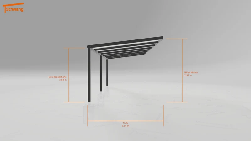 #DE Schweng Terrassenüberdachung S350 (ID g7gvy7)