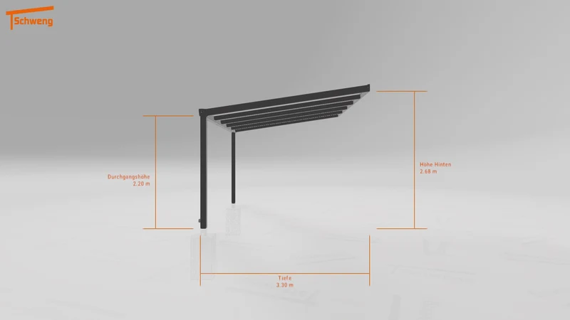 #DE Schweng Terrassenüberdachung S400 (ID 9wp3pp)
