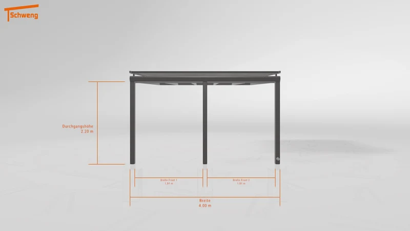 #DE Schweng Terrassenüberdachung S400 (ID 77mxy2)