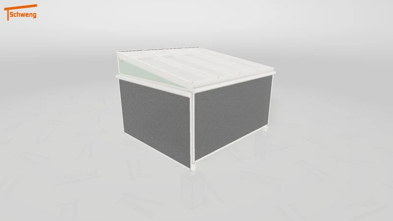 #DE Schweng Terrassenüberdachung S350 (ID 33893g)