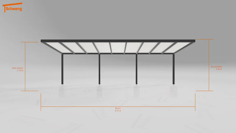 #DE Schweng Pultdachcarport S350 (ID pbjm3b) #MTG