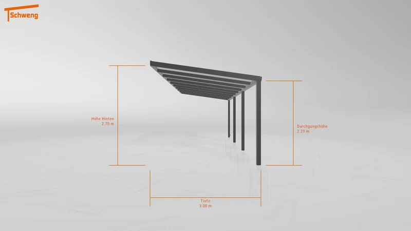 #DE Schweng Pultdachcarport S350 (ID pbjm3b) #MTG
