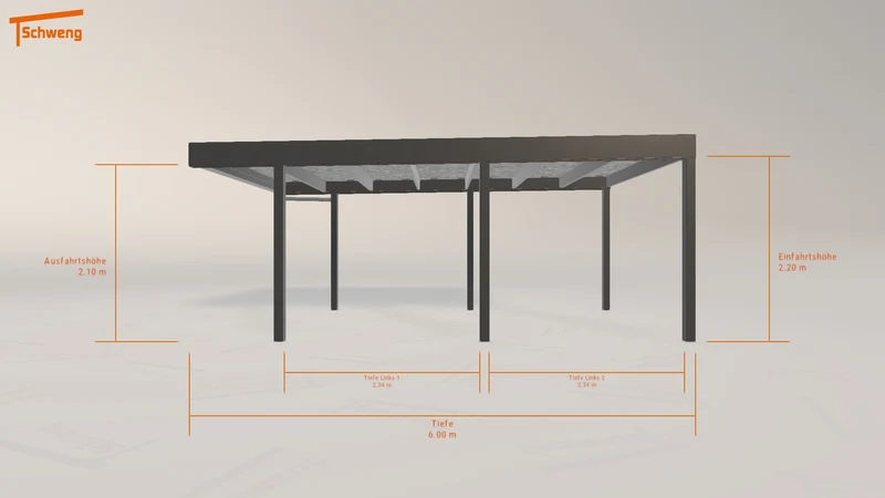 #AT Schweng Flachdachcarport C600+ (ID w3ndpj) #MTG