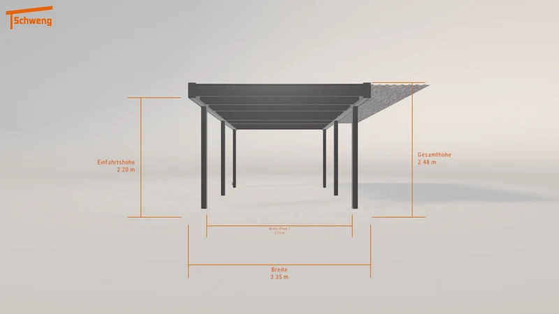 #AT Schweng Flachdachcarport C600+ (ID jj97nm) #MTG