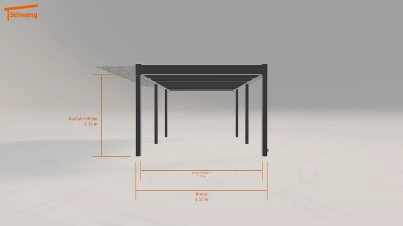 #AT Schweng Flachdachcarport C600+ (ID jj97nm) #MTG