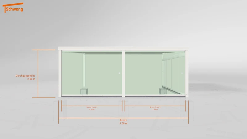 #AT Schweng Terrassenüberdachung S400 (ID 9wp357)