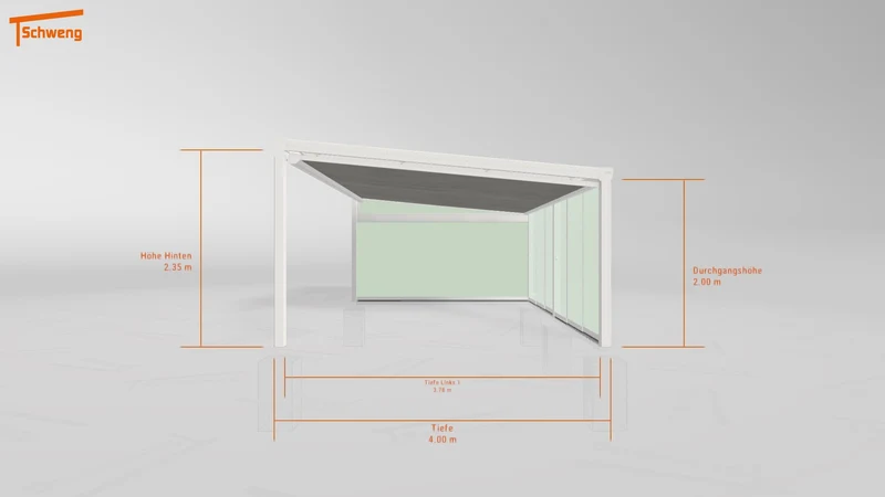 #AT Schweng Terrassenüberdachung S400 (ID 9wp357)