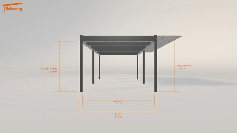 #AT Schweng Flachdachcarport C600 (ID ygnd8g) #MTG