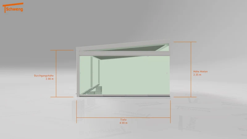 #AT Schweng Terrassenüberdachung S400 (ID 338d7x)