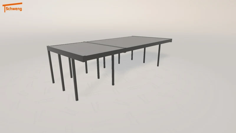 #DE Schweng Flachdachcarport C600+ (ID jj9kd9) #MTG